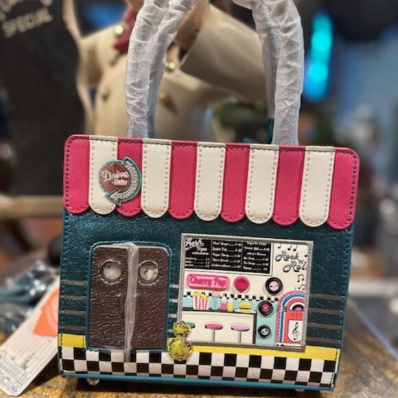 NWT Vendula London Kitty's Dinner Tallulah Mini Bag - Picture 1 of 7